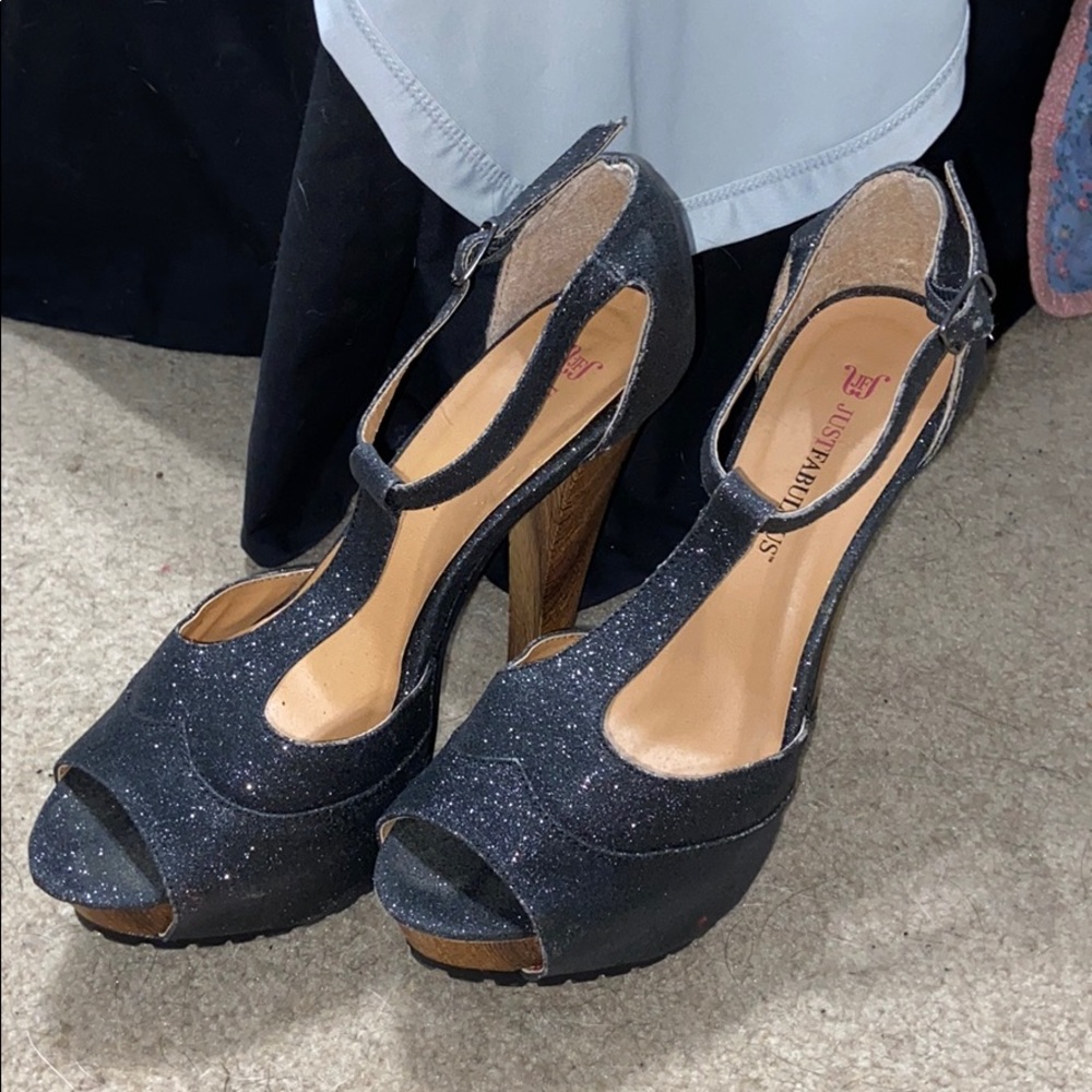 Sparkly heels